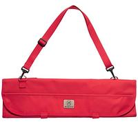 Mercer Culinary M30007RD 7-Pocket Red Knife Roll Storage Bag, Nylon