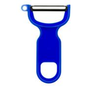 Mercer Culinary M33071BLB Y Swiss Peeler, Stainless Steel, Blue
