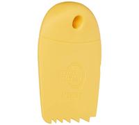 Mercer Culinary Silicone Plating Wedge Graduated Saw Tooth, Stainless Steel, Yellow, 1.9 x 8.2 x 24.2 cm