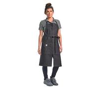 Mercer Culinary Metro Edge Zephyr Bib Server Apron, Black Denim