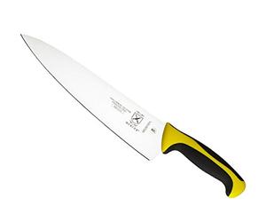 Mercer Culinary Millennia 10-Inch Chef's Knife-Yellow, Stainless Steel