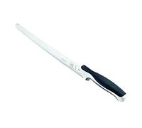 Mercer Culinary Millennia Bread Knife, 10-Inch Wide Wavy Edge, White