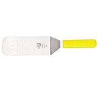 Mercer Culinary Millennia Perforated Turner, 8 Inch x 3 Inch/20.32 cm x 7.62 cmBlade, Yellow Handle
