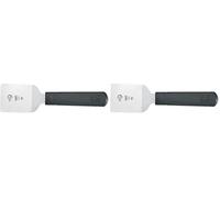 Mercer Culinary Millennia x 2 1/2-Inch Mini Turner, Stainless Steel, 15x10x3 cm, Black (Pack of 2)