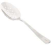 Mercer Culinary Plating Spoon 9", Stainless Steel, Perforated Bowl, 22.86 cm, 24.64 x 2.2 x 2.2 cm, Silver
