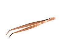 Mercer Culinary Precision Plus Tong Fine Tip Curved 6, Stainless Steel, Rose Gold, 16 x 0.7 x 1.3 cm