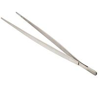 Mercer Culinary Stainless Steel Straight Precision Plus Plating Tweezer, Silver, 11-3/4-Inch