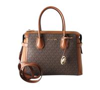 Mercer Medium Belted Satchel - female - Michael Kors - Handbags - Brown - ONE SIZE - Bags ONE SIZE