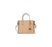 Mercer Medium Color-Block Belted Satchel - female - Michael Kors - Handbags - Beige - ONE SIZE - Bags ONE SIZE