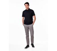 Mercerised Cotton Short Sleeve Polo T-Shirt XPOSED Black S