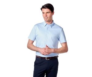 Mercerised Cotton Sky Polo T Shirt Short Sleeve, XL