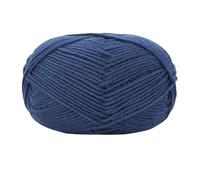 Mercerised Wool Yarn 3pcs Baby Milk Sweet Soft Cotton Knitting Wool Yarn Thick Fiber Yarn Velvet Yarn Hand Knitting Wool Crochet Yarn for DIY Sweater (32 Prussian Blue)