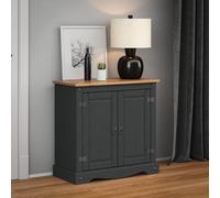 Corona Charcoal 2 Door Cupboard Sideboard