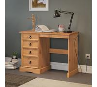 Corona Dressing Table Desk Solid Wood Pine Wooden