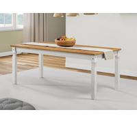 Mercers Furniture Corona White 6'0" Dining Table Solid Wood Mexican Pine Wooden Large Kitchen Painted