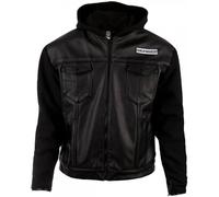 MERCH ATTIRE Mens SOA Skeleton Biker Motorcycle Jax Teller Club Leather Vest Moto Cosplay Vest