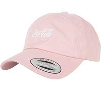MERCHCODE Coca Cola Logo Dad Cap Caps, Pink, One Size