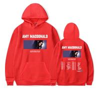 Merch Hoodie Amy Macdonald Europe Tour 2025-2026 Crewneck Unisex (RED,4XL)