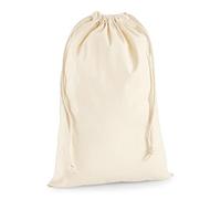 Merch Kingdom Plain Christmas Santa Sack - Kids Xmas Gift Bag - Secret Santa Present Stocking - Plain (No Design) - XL (49.5 x 75cm)