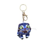 Merch Kpop Demon Hunters Film Purple Tiger Keychain Acrylic Pendant Game Peripheral Bag Car Hanging Pendant Hanging Accessories For Backpacks A01