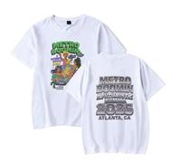 Merch Metro Boomin A Futuristic Summa 2025 2D T-Shirt Men Women Shirt Short Sleeve Casual Graphic Tee (White,M)
