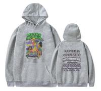 Merch Metro Boomin A Futuristic Summa 2025 2D Unisex Long Sleeve Casual Graphic Hooded (Gray,XXS)