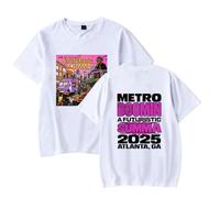 Merch Metro Boomin A Futuristic Summa 2025 T-Shirt Men Women Shirt Short Sleeve Casual Graphic Tee (White,4XL)