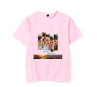 Merch On Swift Horses T-Shirt Men Women Shirt Short Sleeve Casual Graphic Tee (Pink,XXL)