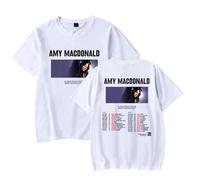 Merch T-Shirt Amy Macdonald Europe Tour 2025-2026 Short Sleeve Unisex (White,XS)