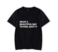 Merch T-Shirt Lauren Spencer Smith What A Beautiful Day Short Sleeve Unisex (Black,M)