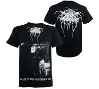 Merch2rock Darkthrone Mens A Blaze in The Northern Sky T-Shirt | Officially Licensed Merchandise, Black, Medium