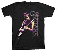 Merch2rock Santana Men's Classic Live Shot T-Shirt | Officially Licensed Merchandise, Black, Large