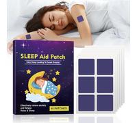 mercham 48Pcs Sleep Patches for Adults & Kids, Natural Sleep Support Patches for Deep Sleep, Improve sleep Quality & Fall Asleep Quickly, Sleep Aid Stickers for Men & Women, Skin Friendly