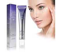 mercham Retinol Eye Cream Anti Aging, Under Eye Cream with Cooling Roller for Dark Circles and Puffy Eyes Bags, Reduce Fine Lines, Brightening & Moisturizing Eye Repair Cream for all Skin Types- 20g