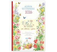 Merchandising Agenda Settimanale 2026. Fleur Per Colorare I Giorni