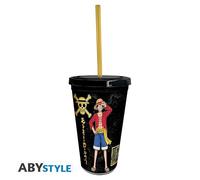 Merchandising One Piece: Luffy & Zoro (Tumbler With Straw 470Ml / Bicchiere Con Cannuccia)