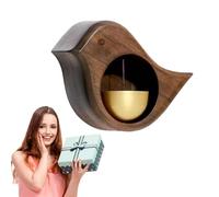 merchant bell for door opener, wooden merchant bell, vista wooden bell, wind chime ornament, magnetic, bird shape, suction shop entrance alert,