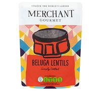 Merchant Gourmet Beluga Lentils 250 g (Pack of 6)