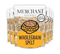 Merchant Gourmet Ready-to-eat Wholegrain Spelt, Pack of 6 x 250g Pouches, Vegan, Source of Protein & Fibre, Low Calorie Spelt