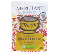 Merchant Gourmet Wholegrain Brown, Red & Wild Rice - 250g