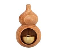 Merchant Magnetic Bell, Wooden Magnetic Bell, Crispy Sound Bottle Shape Wooden Bell Magnetic Type - Front Door Chime Brass Wind Chime Bell