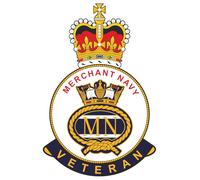 Merchant Navy Veteran Car Sticker - for Exterior or Interior Window (Small)