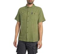 Merchant Textured Short Sleeved Shirt Burnt Sage S