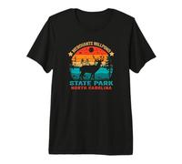 Merchants Millpond State Park North Carolina Retro Sunset Premium T-Shirt
