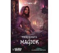 Rock Manor Games | Merchants of Magick: A Set A Watch Tale | Roll-and Write Dice Game | Ages 14+ | 1-8 Players | 45-60 Minutes Playing Time