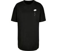 Merchcode Damen T-Shirt Ladies Love In The Air Oversized Boyfriend Tee MP0008451