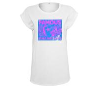 Merchcode Famous Stars and Straps Women's Loud and Clear Tee T-Shirt (Pack of 1), White, XL