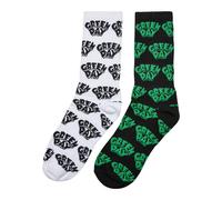 Merchcode Green Day Socks 2-Pack Socks Music Mid-Calf 35 -50 Alloverprint