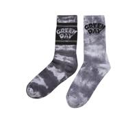 Merchcode Green Day Tie Dye Socks 2-Pack Batik-Style Knee-High Music Pop