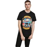 Merchcode Men's Justice League Comic Crew T-Shirt, Black, XS